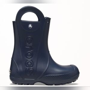 CROCS Kids Dark Blue Rain Boots